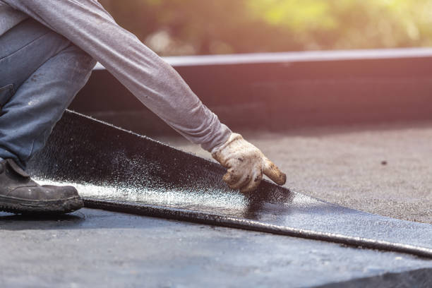 Professional Interior Drainage System technician working in Flora, IL
